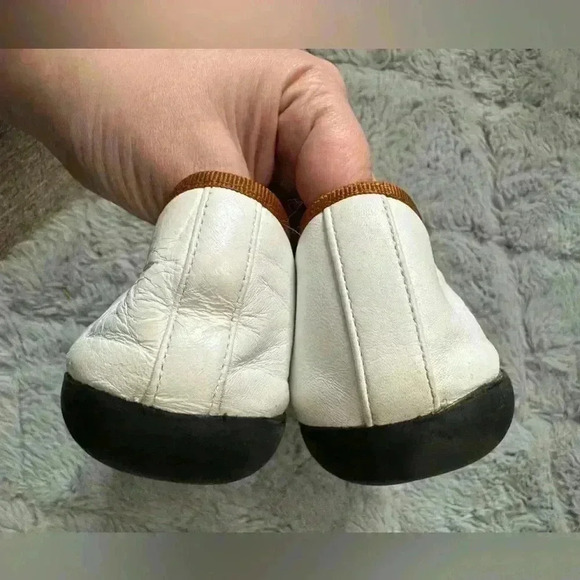 Paul Mayer Oxford Leather Ballet Flats Size 8.5 Preppy Office Saddle Office Shoe - Picture 8 of 10